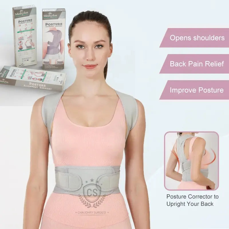 Adjustable Posture Back Belt, Posture Corrector Belt For Men And Women, Back Support And Shoulder Belt