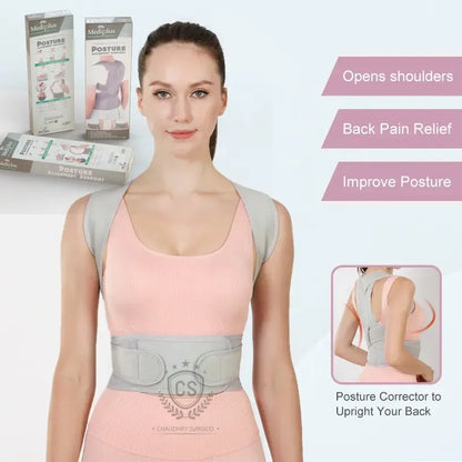 Adjustable Posture Back Belt, Posture Corrector Belt For Men And Women, Back Support And Shoulder Belt