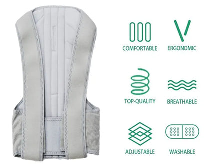 Adjustable Posture Back Belt, Posture Corrector Belt For Men And Women, Back Support And Shoulder Belt