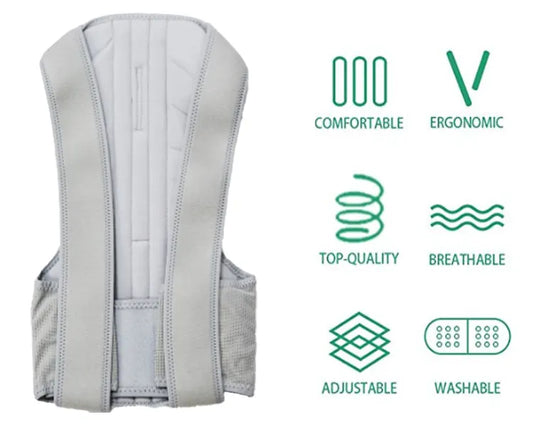 Adjustable Posture Back Belt, Posture Corrector Belt For Men And Women, Back Support And Shoulder Belt