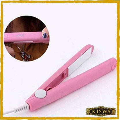 Mini Portable Hair Straightener Flat Iron For Quick Hair Straightening